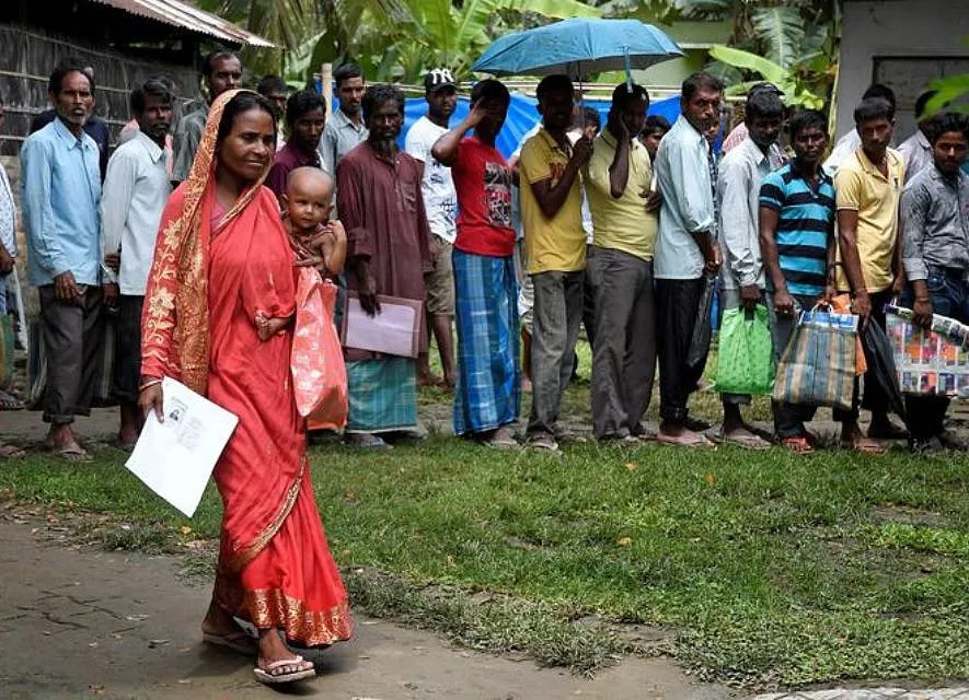 The process to update the Assam NRC began after an order was passed by the Supreme Court of India in 2013. Image: The Hindu 